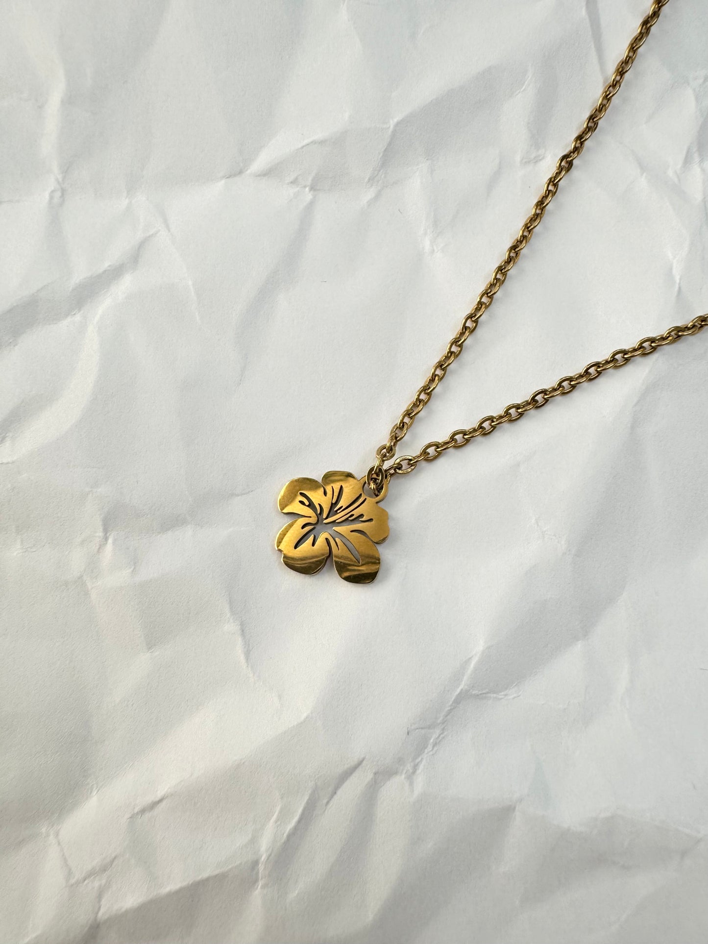 orchid necklace